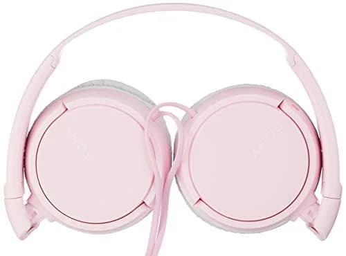 Sony MDRZX110 Wired On-Ear Headphones, Pink | 30mm Drivers, Lightweight Comfort, Tangle-Free Cord thumbnail 5