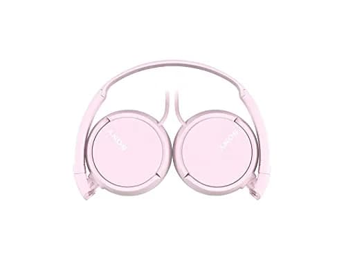 Sony MDRZX110 Wired On-Ear Headphones, Pink | 30mm Drivers, Lightweight Comfort, Tangle-Free Cord thumbnail 3
