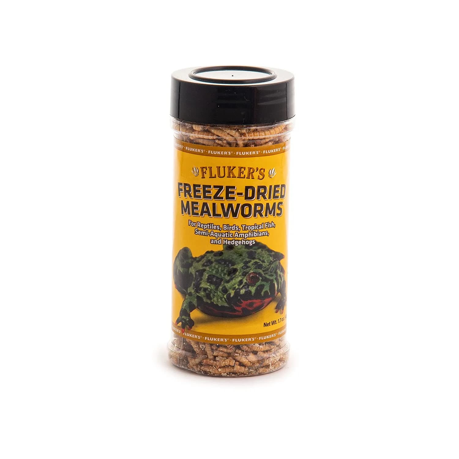 Fluker's Freeze Dried Mealworms 48g (1.7 oz) | Nutrient-Rich Pet Food for Reptiles, Birds, Fish, Hedgehogs - main product image