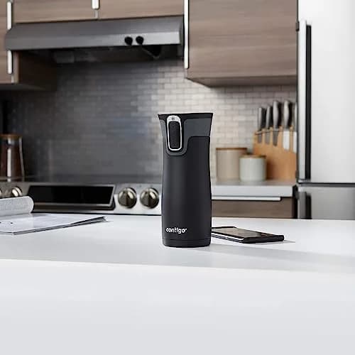 Contigo West Loop Stainless Steel Travel Mug with AUTOSEAL Lid, 16oz (473ml), Black | Spill-Proof Coffee Tumbler for Commutes thumbnail 2