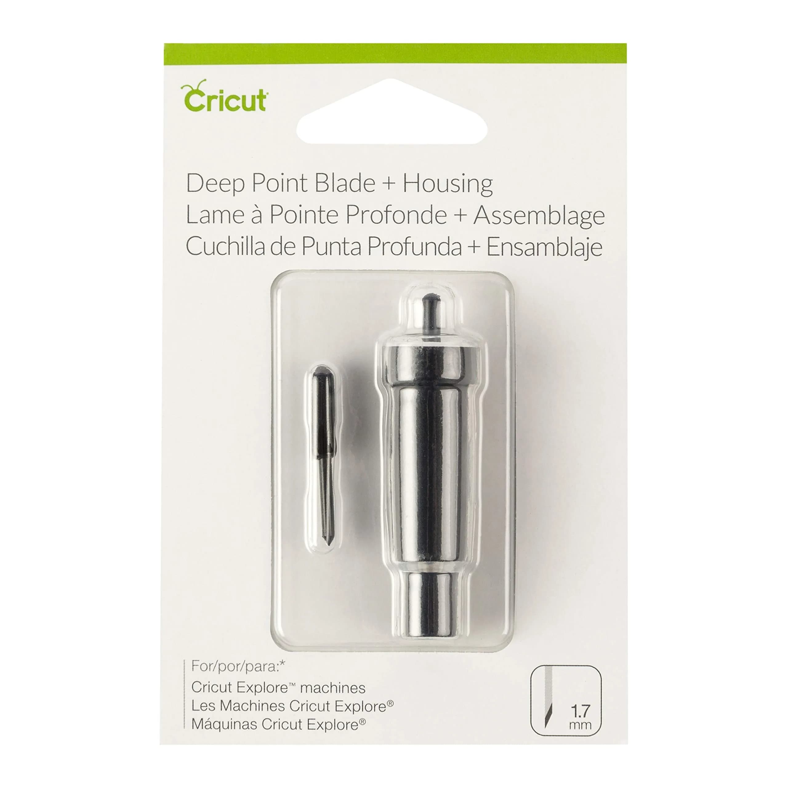 Cricut Deep Point Blade + Housing, Black | Cuts Materials up to 1.5mm Thickness - view 6