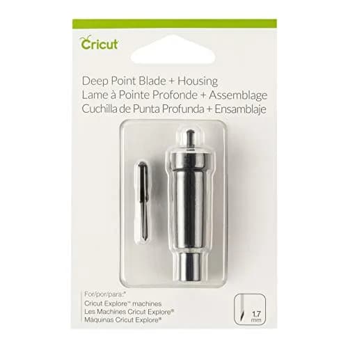 Cricut Deep Point Blade + Housing, Black | Cuts Materials up to 1.5mm Thickness thumbnail 6