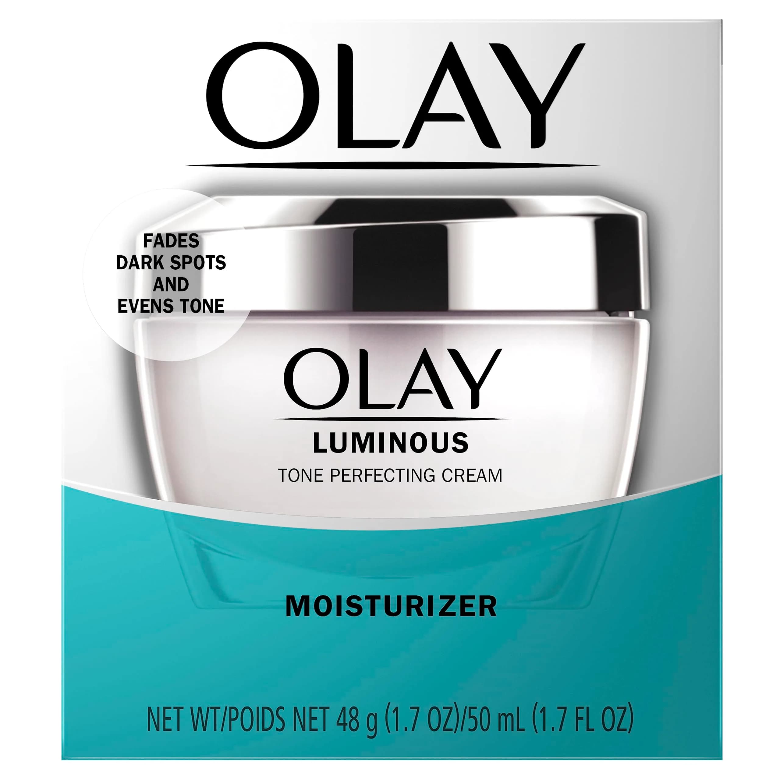 Olay Luminous Tone Perfecting Cream Face Moisturizer 30.94 Ounce (Pack of 1) | Evens Skin Tone - main product image