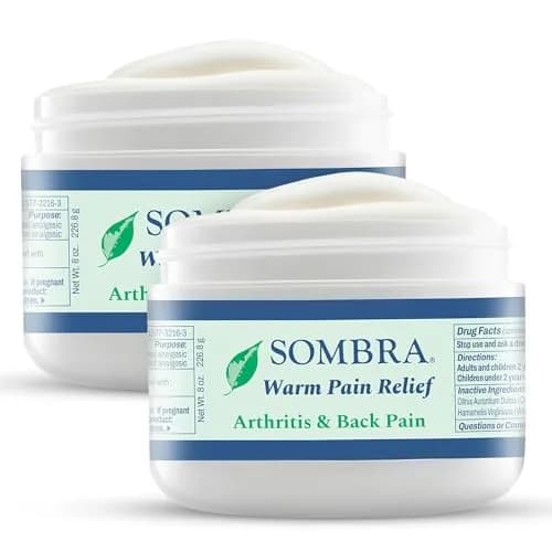 Sombra Warm Therapy Pain Relieving Gel 454 g (16 oz) - 2 Pack | Arthritis, Back Pain & Pre-Exercise Rub thumbnail 1
