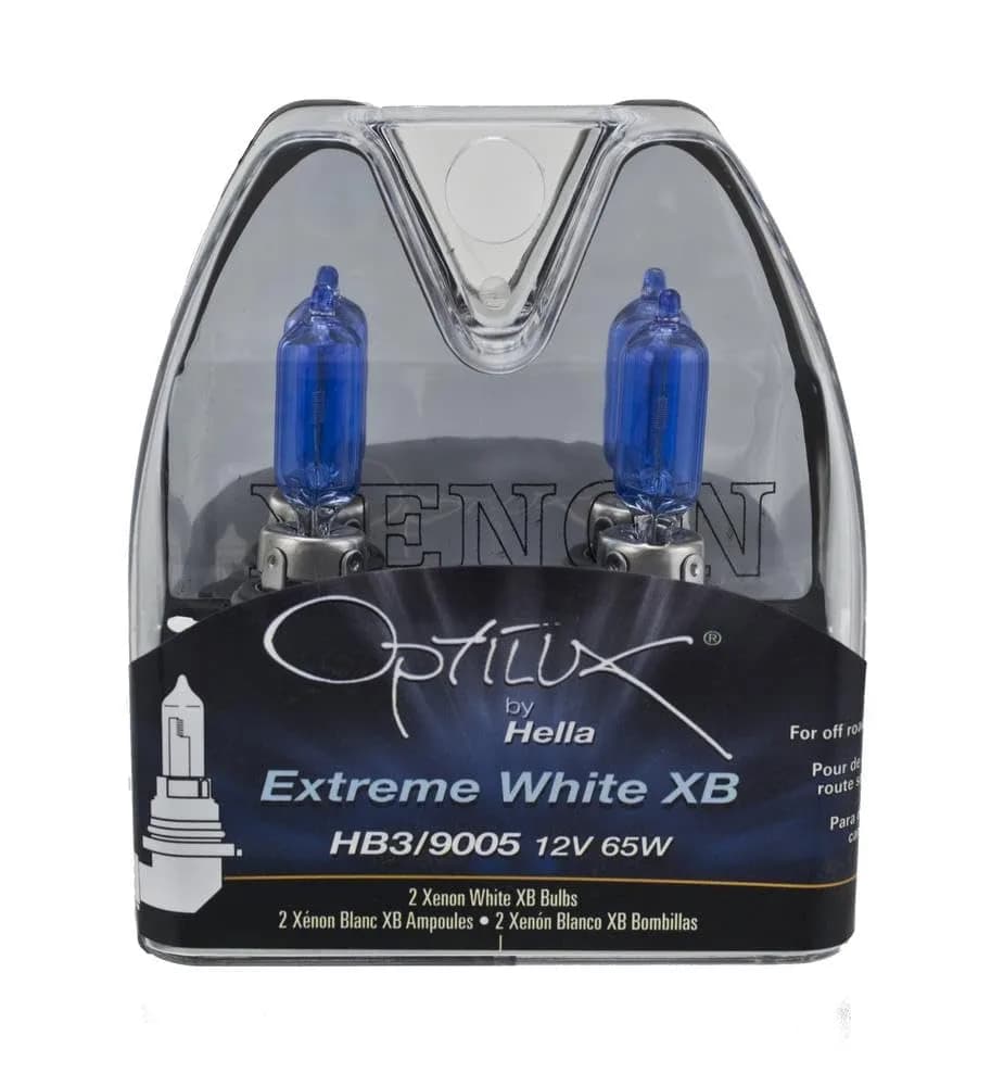Hella Optilux XB Series 9005 Xenon White Halogen Bulbs 65W (2-Pack) | High Output Off-Road Lighting - view 2