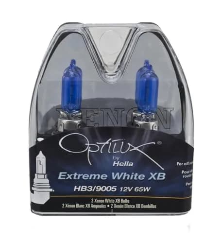 Hella Optilux XB Series 9005 Xenon White Halogen Bulbs 65W (2-Pack) | High Output Off-Road Lighting thumbnail 2