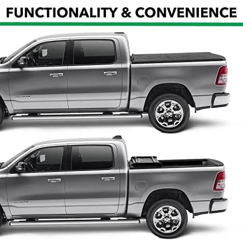 Gator ETX Soft Tri-Fold Truck Bed Tonneau Cover | 8' 2" Bed | Heavy-Duty Vinyl, Easy No-Tool Install, Made in the USA thumbnail 3