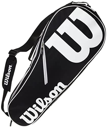 WILSON Advantage II Tennis Bag Black/White | Holds 3 Racquets thumbnail 3