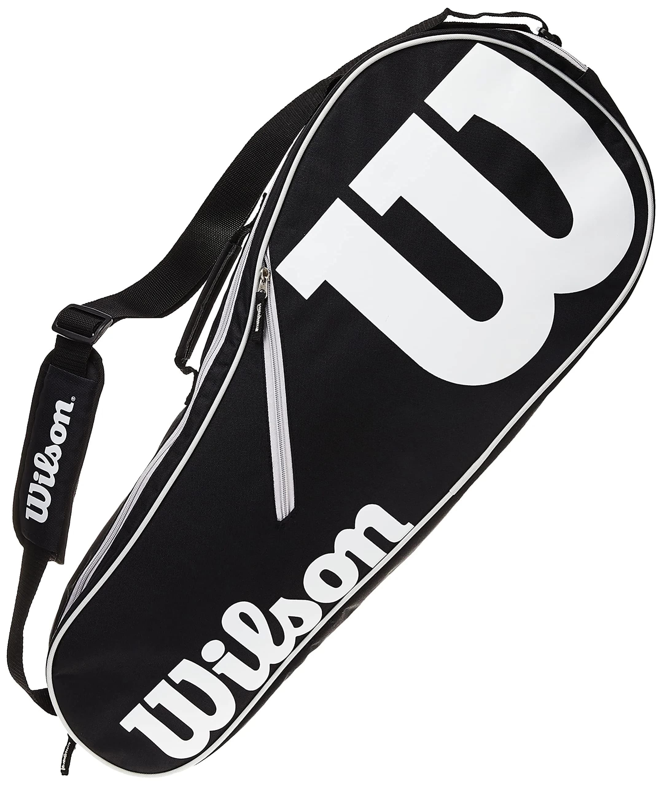Wilson Advantage Team Triple Tennis Racket Bag - Black/White | Holds up to 3 Rackets - view 3