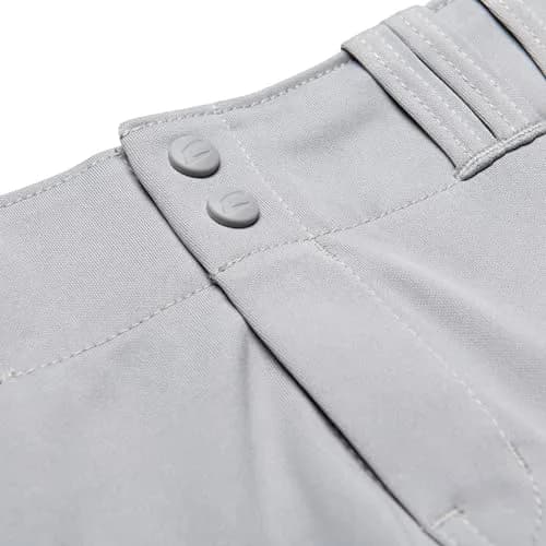 CHAMPRO Triple Crown Polyester Knicker, Grey, Small US | Durable Baseball Pants with Reinforced Knees thumbnail 3
