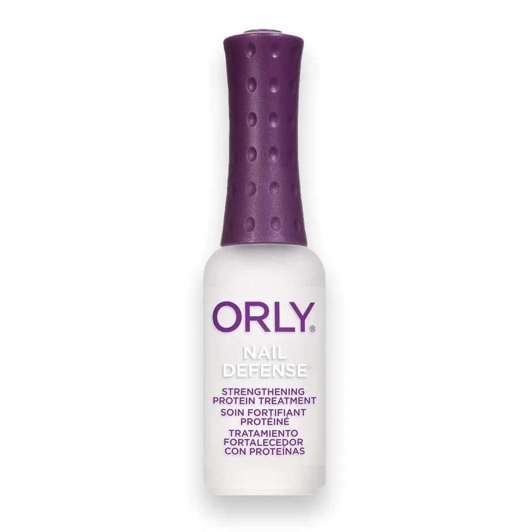 Orly Nail Defence Nail Strengthener Gel 9ml (0.3 Fl Oz) | Protein Enriched Formula for Brittle Nails — 0.3oz