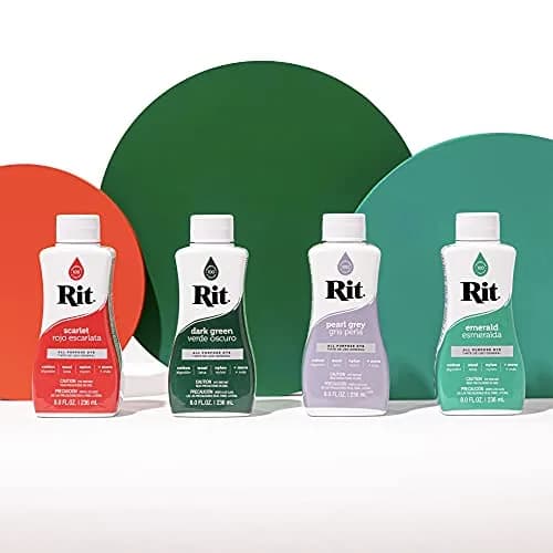 Rit All-Purpose Liquid Fabric Dye, Pearl Gray 237ml (8 Fl Oz) | Concentrated Formula for Cotton, Linen, Silk, Wool, Rayon, Nylon thumbnail 5