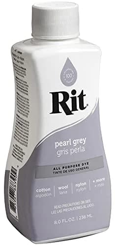 Rit All-Purpose Liquid Fabric Dye, Pearl Gray 237ml (8 Fl Oz) | Concentrated Formula for Cotton, Linen, Silk, Wool, Rayon, Nylon thumbnail 2