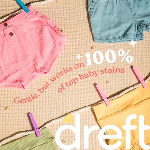 Dreft Baby Liquid Laundry Detergent, Gentle on Sensitive Skin Laundry Soap 2.49 L (84 fl oz) | Pediatrician Recommended Hypoallergenic Formula thumbnail 4