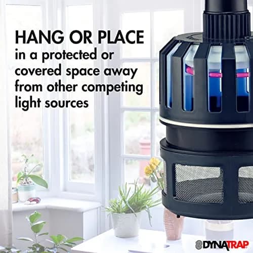 DynaTrap DT150 Indoor Mosquito & Flying Insect Trap | Kills Mosquitoes, Flies, Moths, Gnats, & Other Flying Insects thumbnail 5
