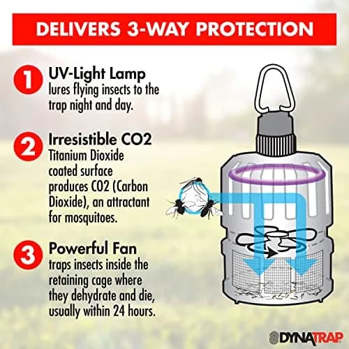 DynaTrap DT150 Indoor Mosquito & Flying Insect Trap | Kills Mosquitoes, Flies, Moths, Gnats, & Other Flying Insects thumbnail 9