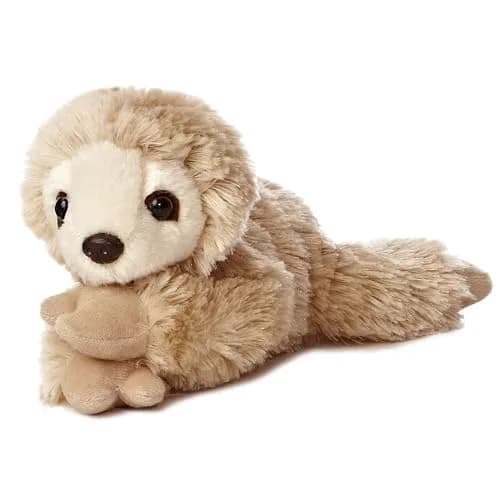 Aurora Mini Flopsie Sloth Plush Toy 20 cm (8 inches) | Soft, Huggable, and Safe for All Ages thumbnail 4