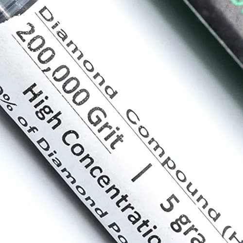 TechDiamondTools Diamond Polishing Compound 5g Syringe | 200,000 Grit (0-0.1 Micron) for Mirror Finish on Metals, Glass, Gemstones thumbnail 8