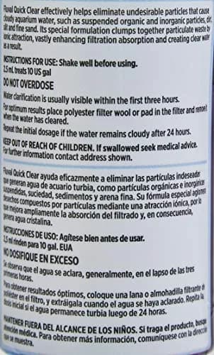 Fluval Quick Clear Aquarium Water Treatment 120ml (4 fl oz) | Traps Floating Particles thumbnail 4