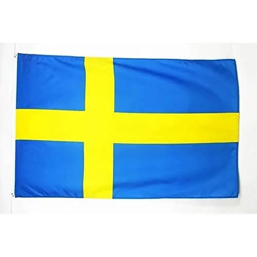 AZ FLAG Sweden Flag - 2x3 Ft - 100D Polyester Swedish Banner with Metal Grommets - Fade Resistant - Vivid Colors thumbnail 4