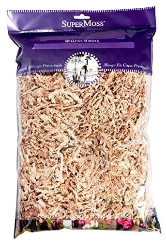 SuperMoss Orchid Sphagnum Moss 227g (8oz) | Long Fiber Natural Dried Moss for Orchids and Succulents thumbnail 1