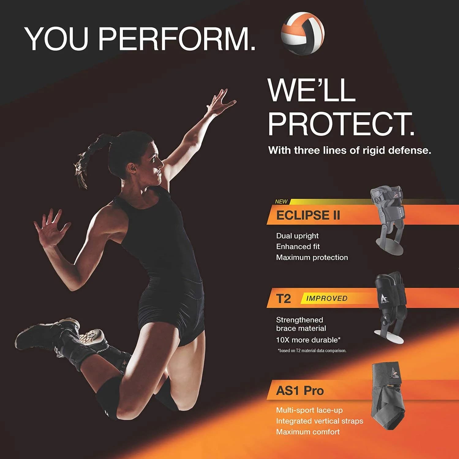 Cramer AS1 Pro Lace Up Ankle Brace Small | FDA Approved, Adjustable Fit, Black - view 6