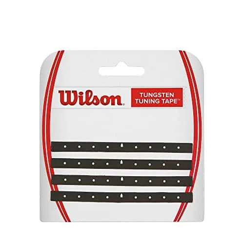 Wilson Tungsten Tuning Tape for Tennis Racquets, Black, 4 Strips (10g Total) thumbnail 1