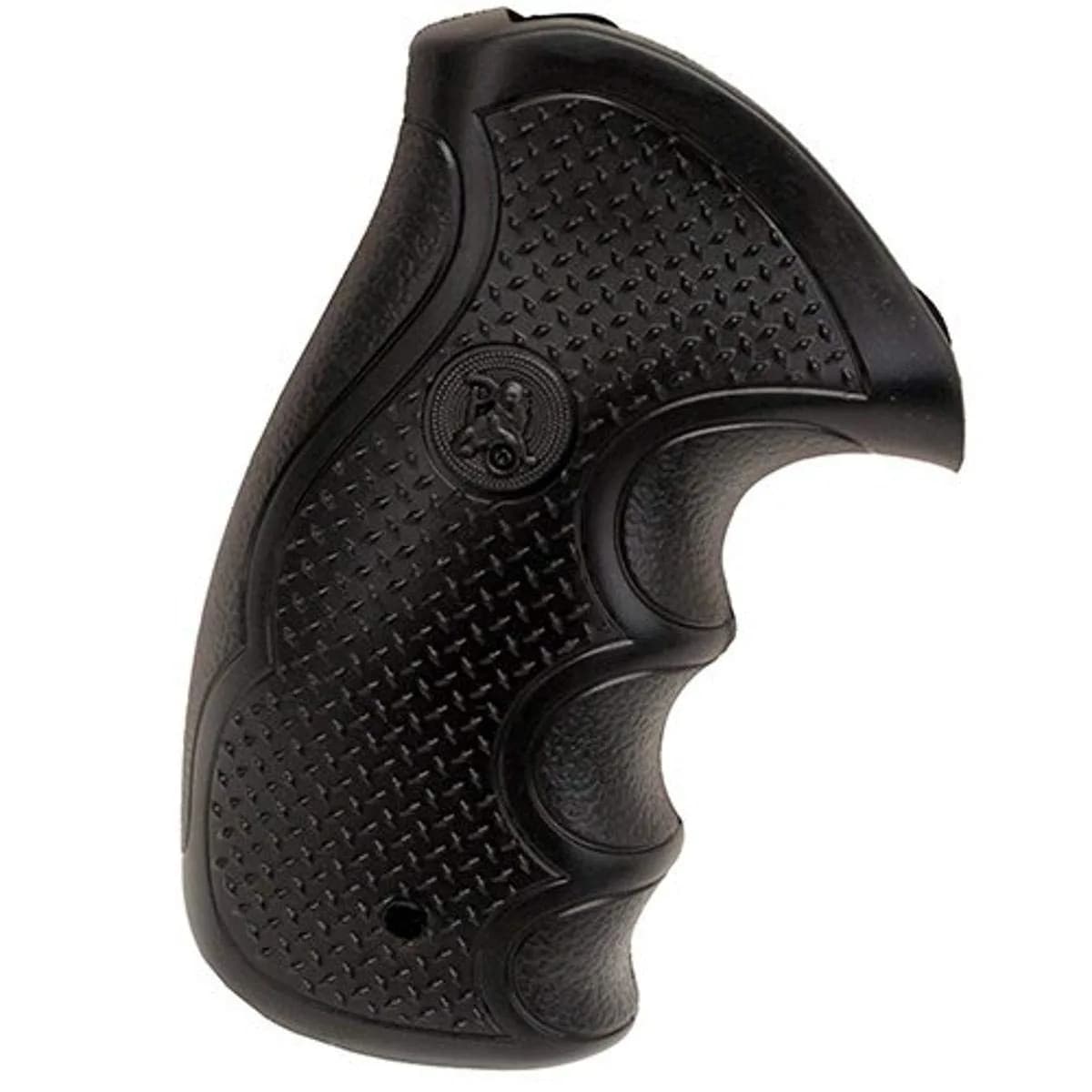 Pachmayr Gun Grip S&W N-Frame Round Butt Black | Recoil Control & Comfort — Black