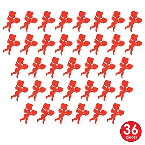 Beistle Printed Cupid Cutouts 36-Pack 34.29 cm (13") | Valentine's Day Decorations thumbnail 4