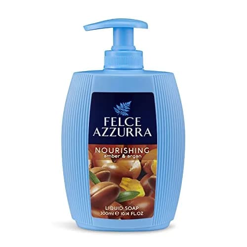 Felce Azzurra Amber & Argan Nourishing Essence Liquid Soap 299.88ml (10.14 Fl Oz) | Gently Cleanses Skin thumbnail 1