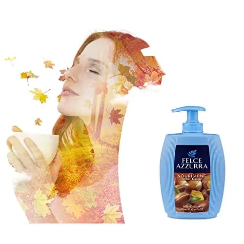 Felce Azzurra Amber & Argan Nourishing Essence Liquid Soap 299.88ml (10.14 Fl Oz) | Gently Cleanses Skin thumbnail 2