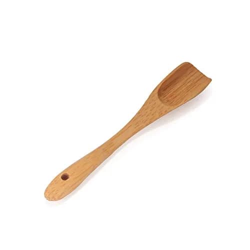 BambooMN 3.1" Small Solid Bamboo Deep Scoop | Eco-Friendly Kitchen Tool for Spices & Sauces thumbnail 2