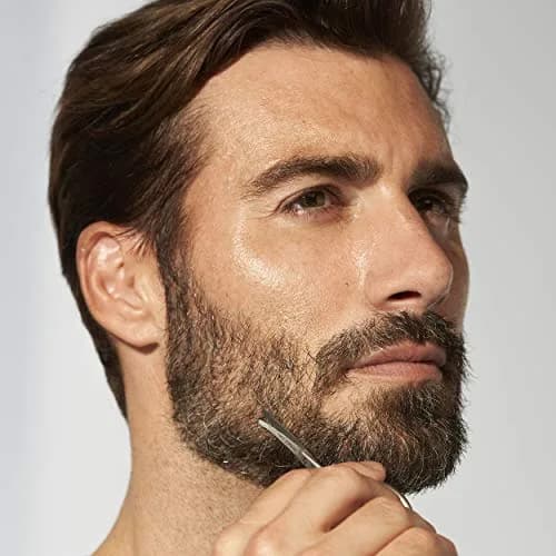 Tweezerman Facial Hair Scissors For Men Stainless Steel | Precision Curved Blade thumbnail 2