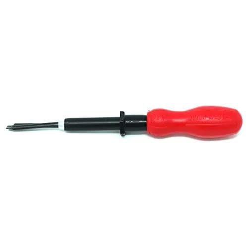 Quick-Wedge 1253E Insulated Flathead Screwdriver 0.375" (9.5mm) | Holds Small Screws for Secure Installation thumbnail 2