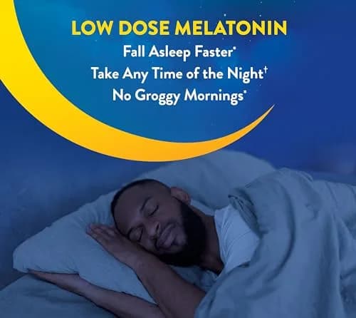 MidNite Back to Sleep 1.5 mg Low Dose Melatonin Sleep Aid, 30 Tablets | Natural Relaxation Support thumbnail 3