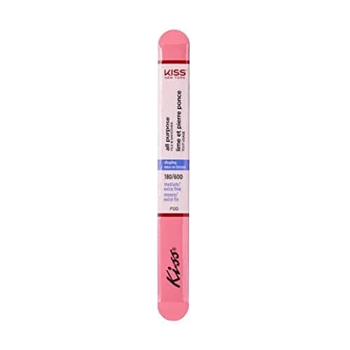 KISS Nail File All Purpose & Smoother 180 Medium / 600 Extra Fine Pack of 6 | Suitable for Natural & Artificial Nails thumbnail 2