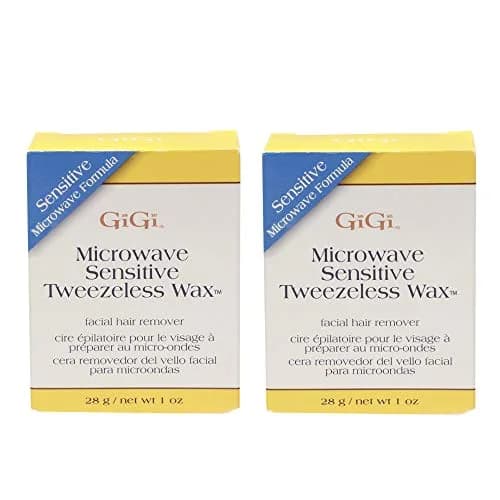 GiGi Microwave Sensitive Tweezeless Wax 2-Pack | Gentle Hair Removal for Sensitive Skin & Bikini Areas thumbnail 1