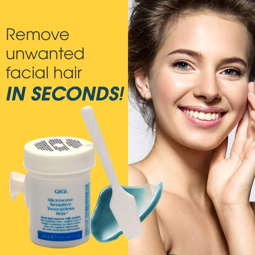 GiGi Microwave Sensitive Tweezeless Wax 2-Pack | Gentle Hair Removal for Sensitive Skin & Bikini Areas - view 3