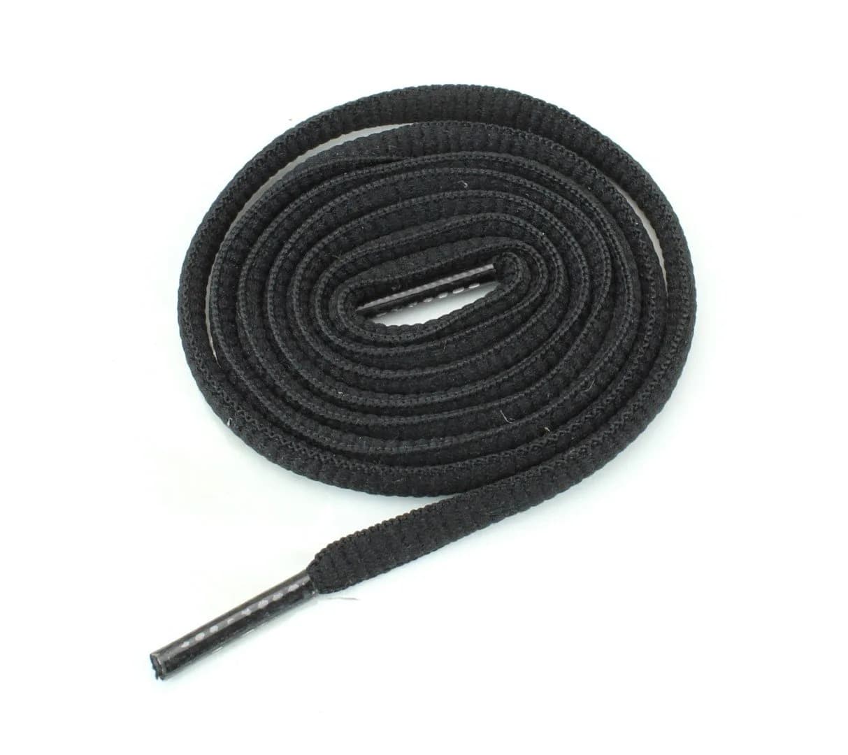 BCB Wear Oval Athletic Shoelaces 1/4" Thick Shoe Strings for Shoes (Black-54) | Durable Flat Athletic Style for All Shoes