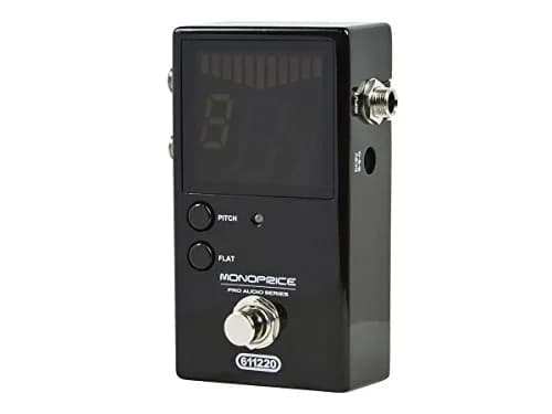Monoprice Chromatic Pedal Tuner - Black, Heavy-Duty Metal, True & Normal Bypass, Stage Right Series | Accurate ±1 Cent, 27.5Hz-4186Hz thumbnail 2