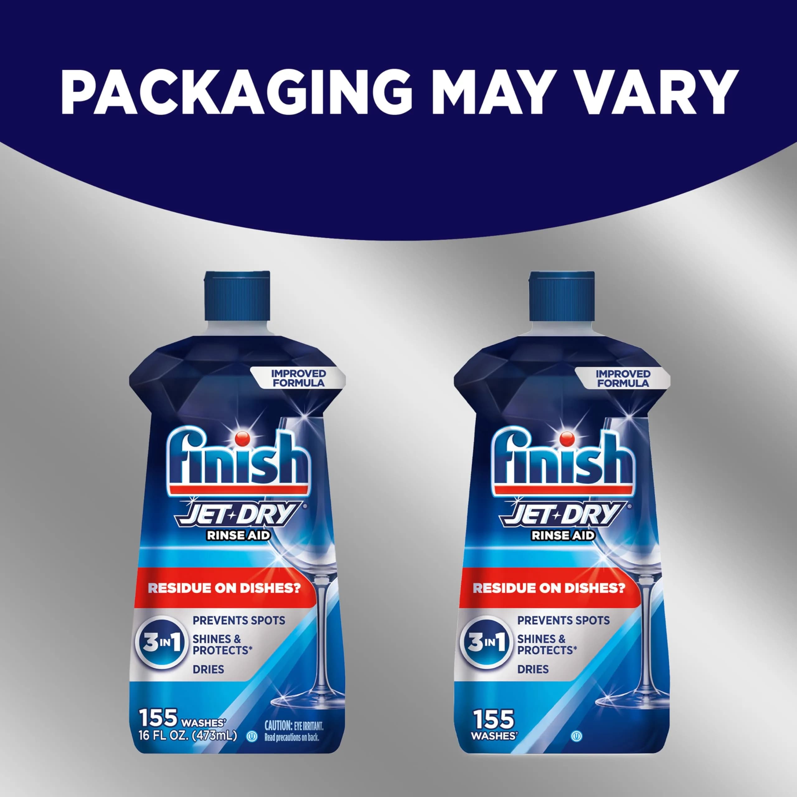 Finish Jet-Dry Dishwasher Rinse Aid 16 Fl Oz (473 ml) | Prevents Spots & Residues | Dries & Shines - view 8