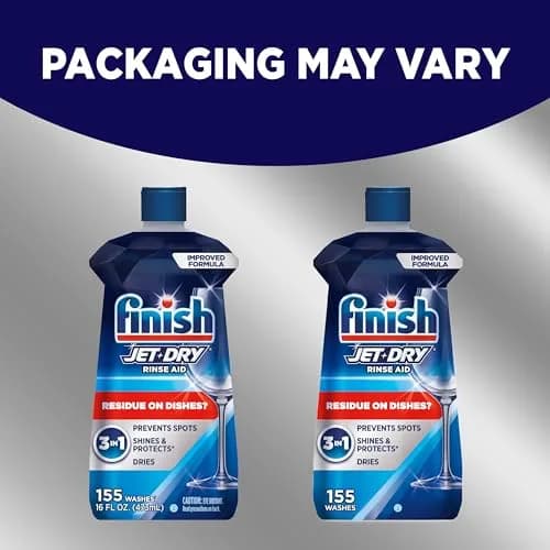 Finish Jet-Dry Dishwasher Rinse Aid 16 Fl Oz (473 ml) | Prevents Spots & Residues | Dries & Shines thumbnail 8