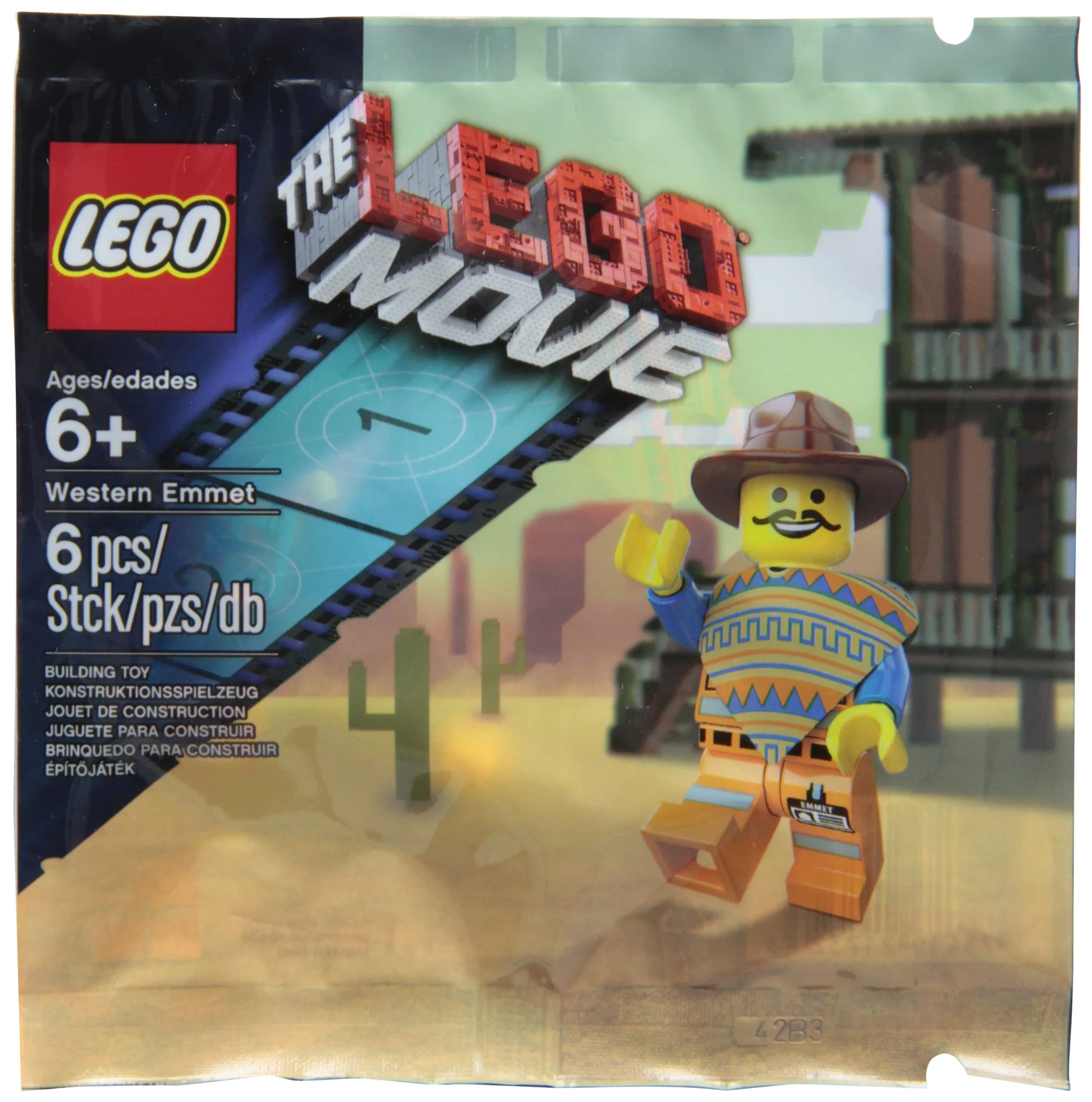 LEGO Western Emmet The Lego Movie Exclusive Figure | Unisex Toy for Kids & Adults