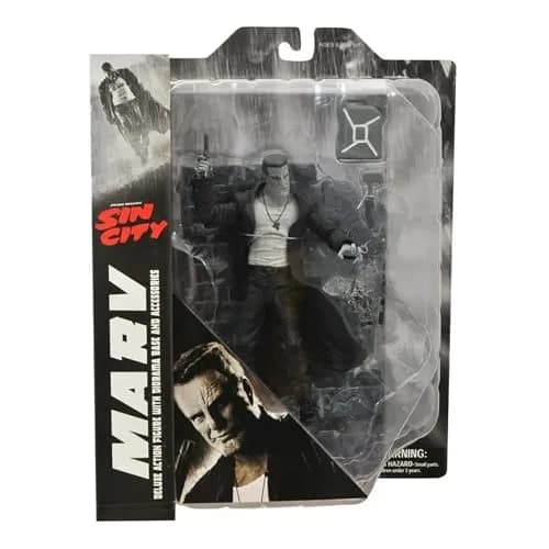 Diamond Select Toys Sin City Marv Action Figure 17.78 cm (7 inches) | Fully Poseable Collector's Item thumbnail 2