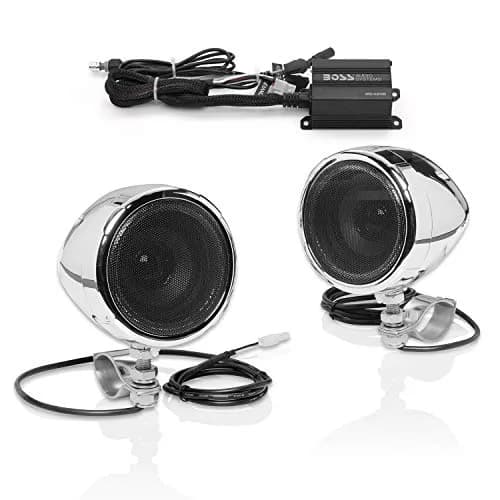 BOSS Audio Systems MC420B 3 Inch Motorcycle Speakers & Class D Amp Weatherproof Audio System thumbnail 1