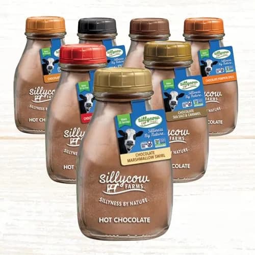 Silly Cow Farms Marshmallow Swirl Hot Chocolate 16.9 oz | Gluten-Free, Non-GMO, Made with Real Ingredients thumbnail 6