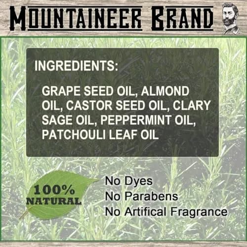 Mountaineer Brand Natural Beard Oil with Coal Scent, 59ml (2 Fl Oz) | Hydrates Dry, Itchy Beards thumbnail 4