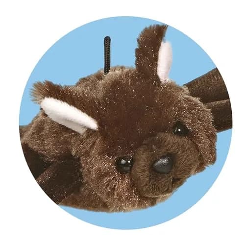 Aurora Mini Flopsie Bat Plush Toy 21 cm (8 inches) | ASTM-Tested for All Ages thumbnail 3