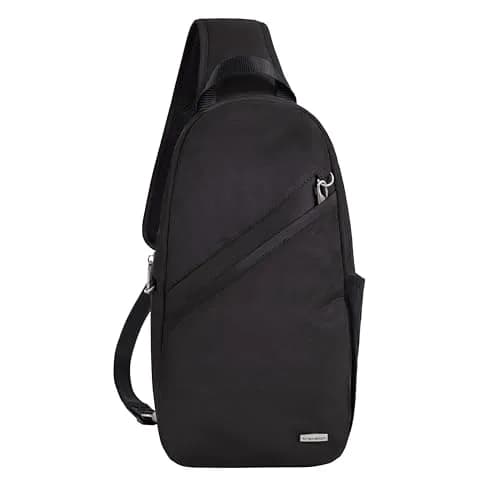Travelon Anti-Theft Classic Sling Bag | Slim, Secure & Lightweight for Daily Travel thumbnail 1