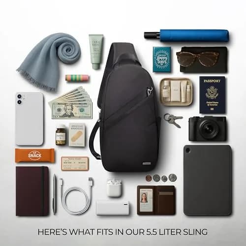 Travelon Anti-Theft Classic Sling Bag | Slim, Secure & Lightweight for Daily Travel thumbnail 5